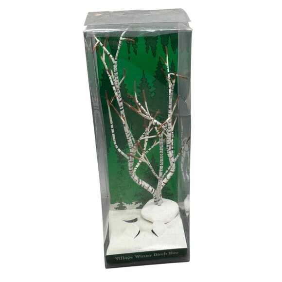 Dept 56 Christmas Village Winter Birch Tree Decoration Figurine new in Box READ - Picture 1 of 7